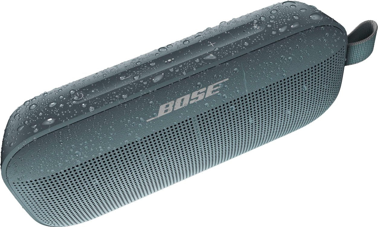 Bose SoundLink Flex Portable Bluetooth Waterproof Dustproof Speaker - Stone Blue (Certified Refurbished)