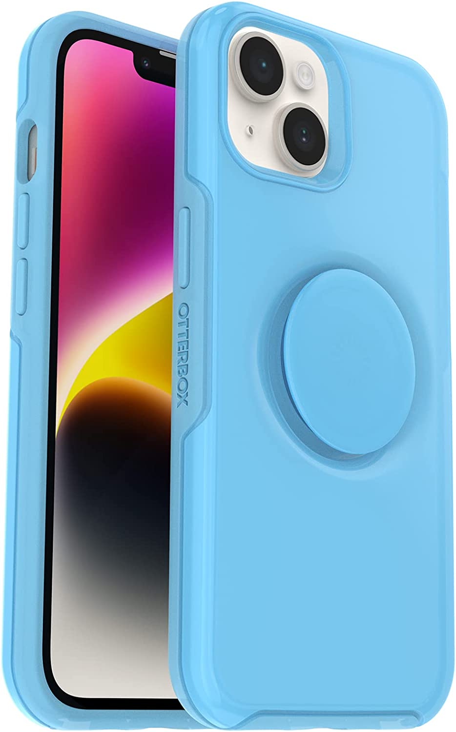OtterBox + POP Case for Apple iPhone 14 - You Cyan This (Blue) (Certified Refurbished)