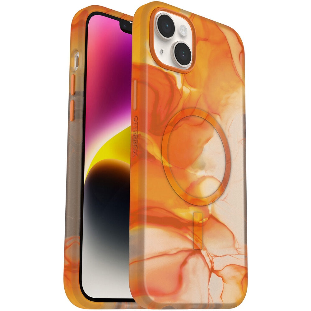 OtterBox Soft Touch Flexible Fashion Case for Apple iPhone 14 Plus - Io (Orange) (Certified Refurbished)