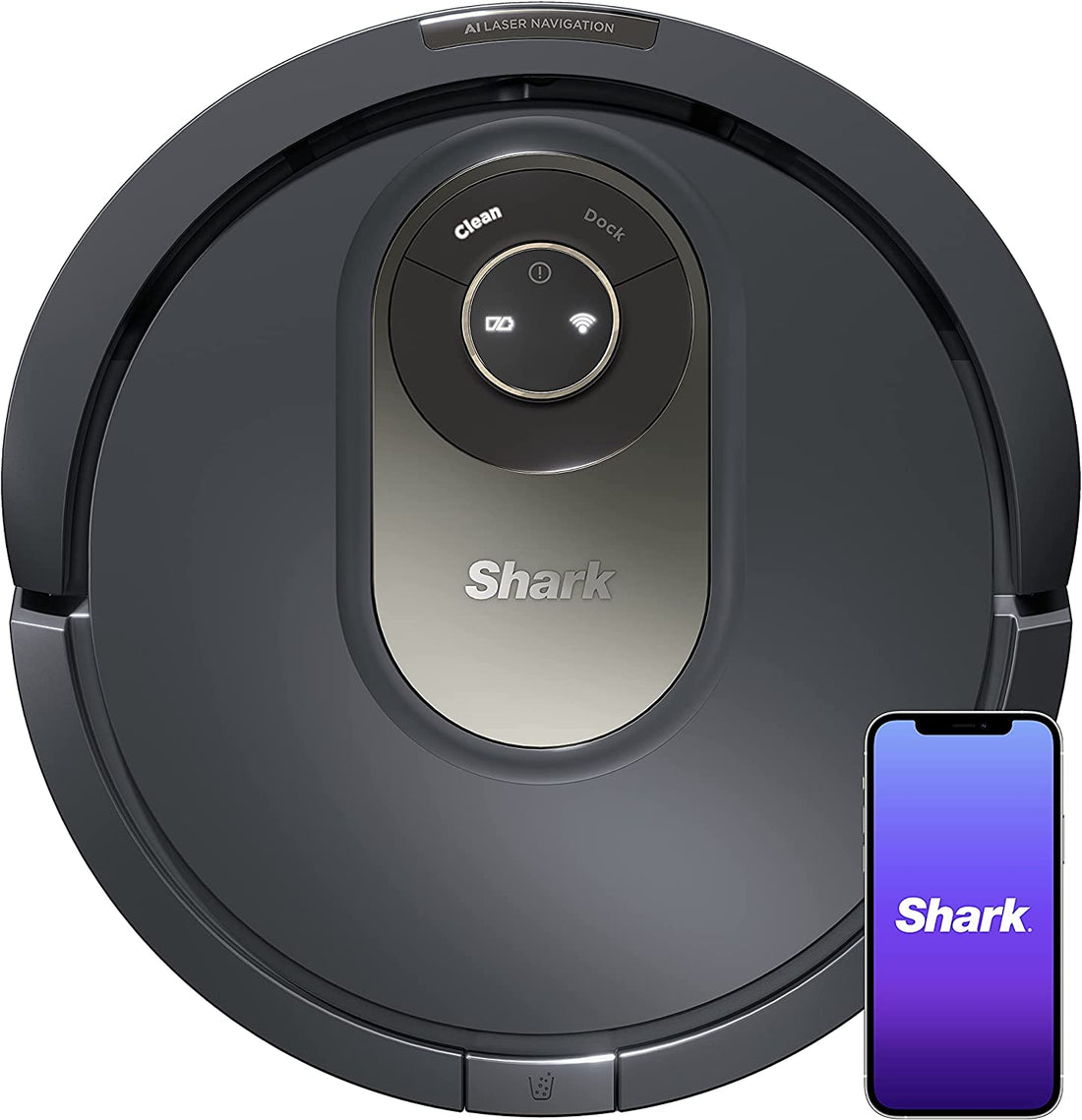 Shark AV2001 AI Robot Vacuum with Self-Cleaning Brushroll, Compatible with Alexa (Certified Refurbished)