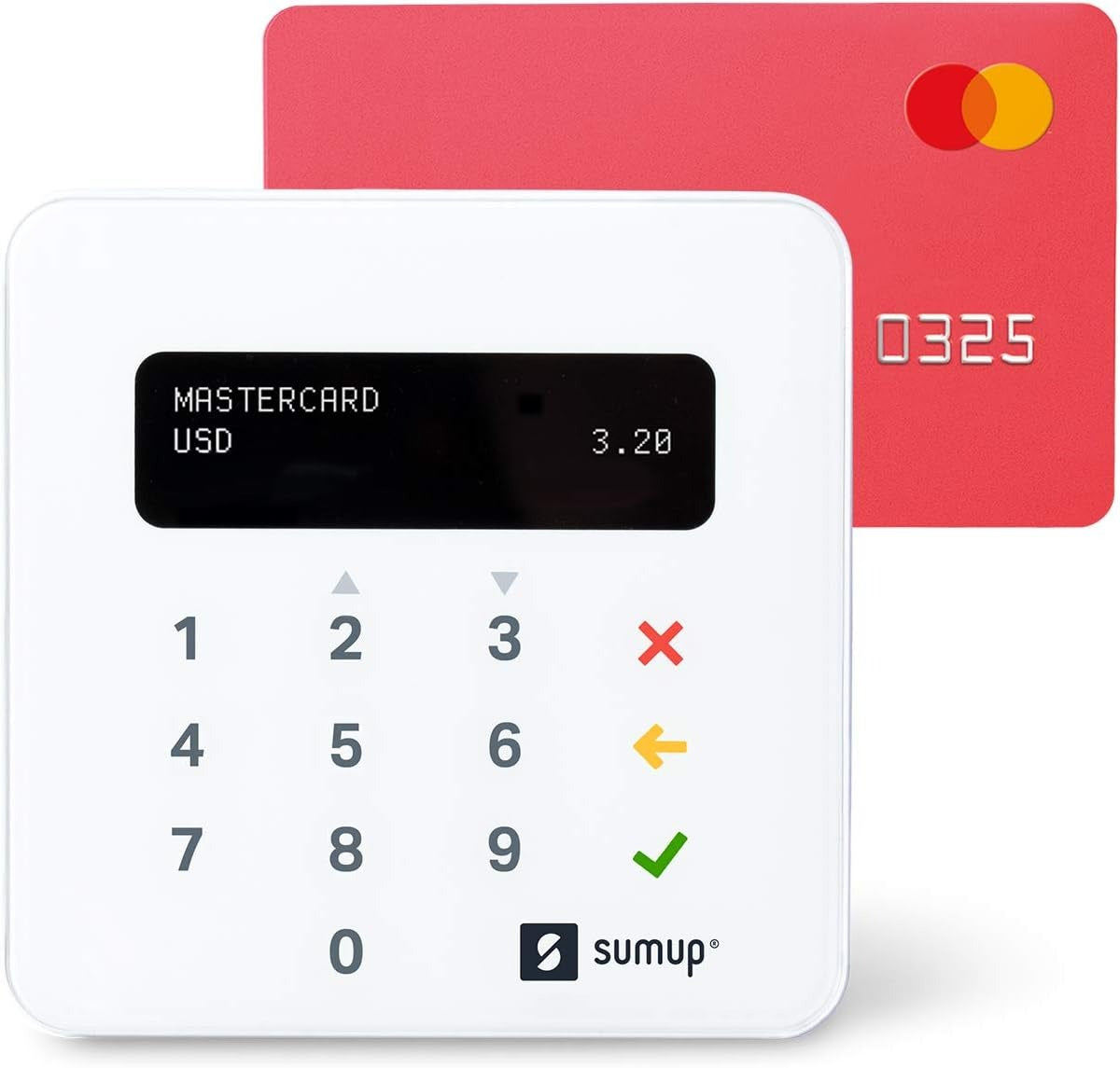 SumUp Plus Card Reader - NFC RFID Credit Card Reader - White (Certifie ...