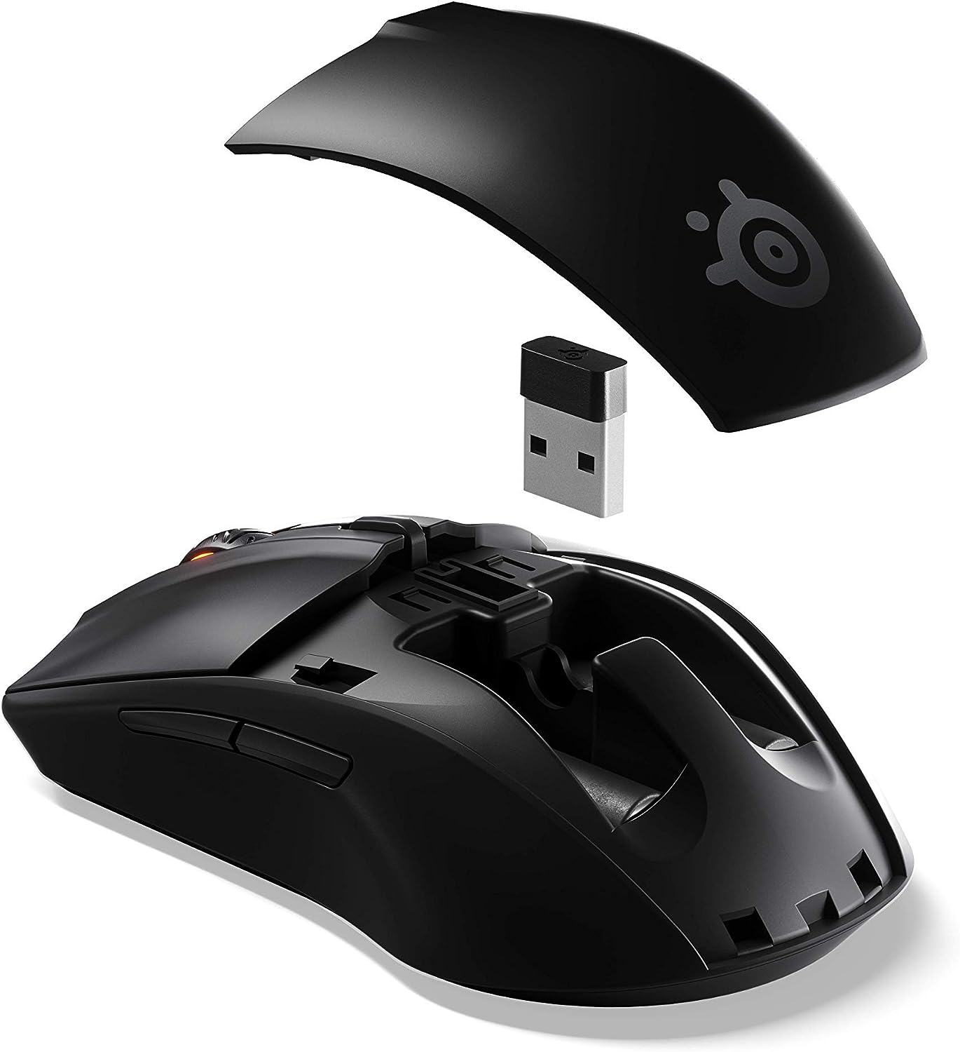 SteelSeries Rival 3 Wireless Optical Gaming Mouse w/ Brilliant Prism RGB - Black (Certified Refurbished)