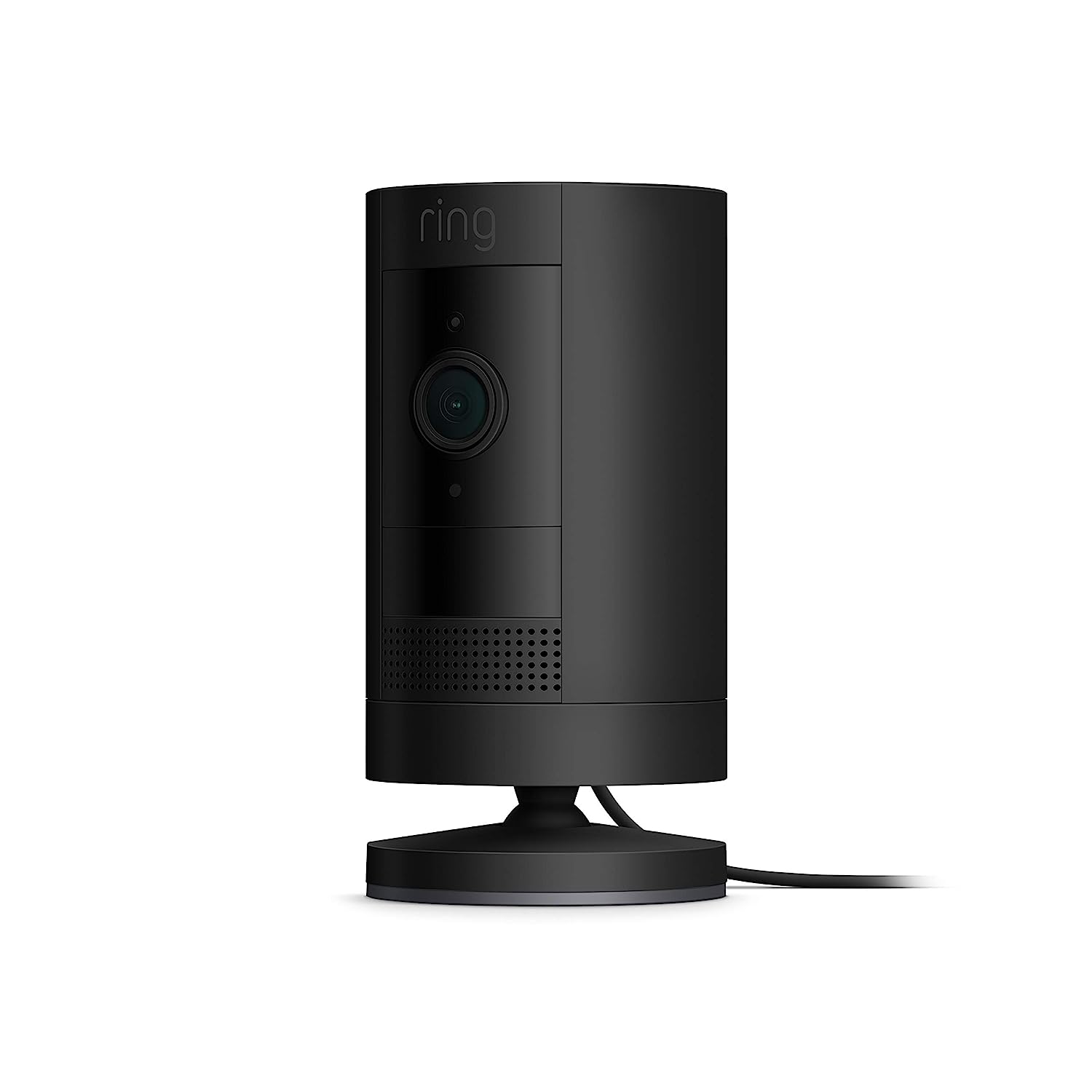 Ring Stick Up Indoor/Outdoor 1080p Wi-Fi Wired Security Camera - Black (Certified Refurbished)