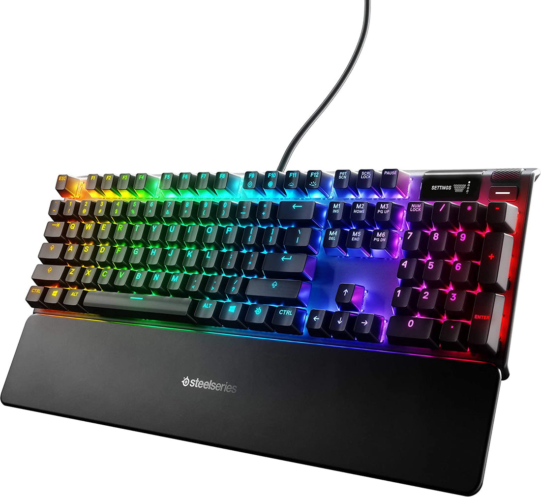 SteelSeries ApexPro Wired Mechanical OmniPoint Adjustable Switch Gaming Keyboard (New)