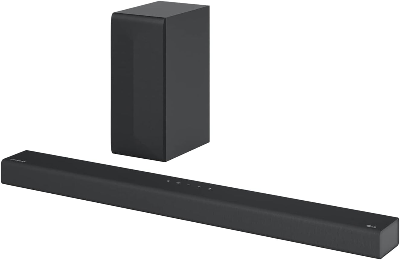LG 3.1 Channel Soundbar with Wireless Subwoofer and DTS Virtual:X - Black (Pre-Owned)