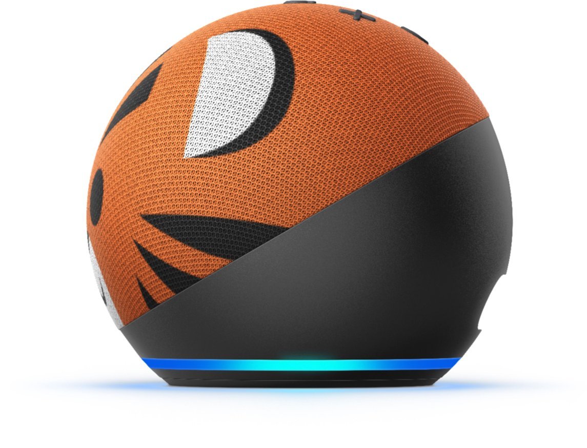 Amazon Echo Dot (4th Gen) Kids Edition Smart Speaker - Tiger (Certified Refurbished)