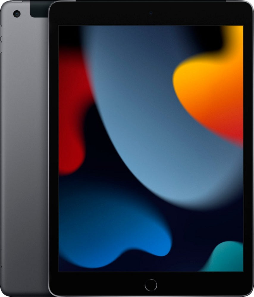 Apple iPad 9th Gen 64GB Wifi + Cellular (Unlocked) - Space Gray (Refurbished)