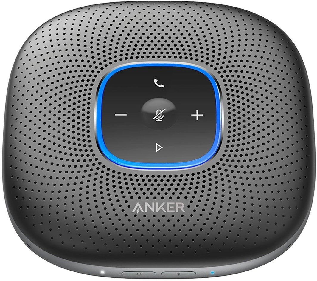 Anker PowerConf Bluetooth Speakerphone Conference Speaker - Black (Certified Refurbished)