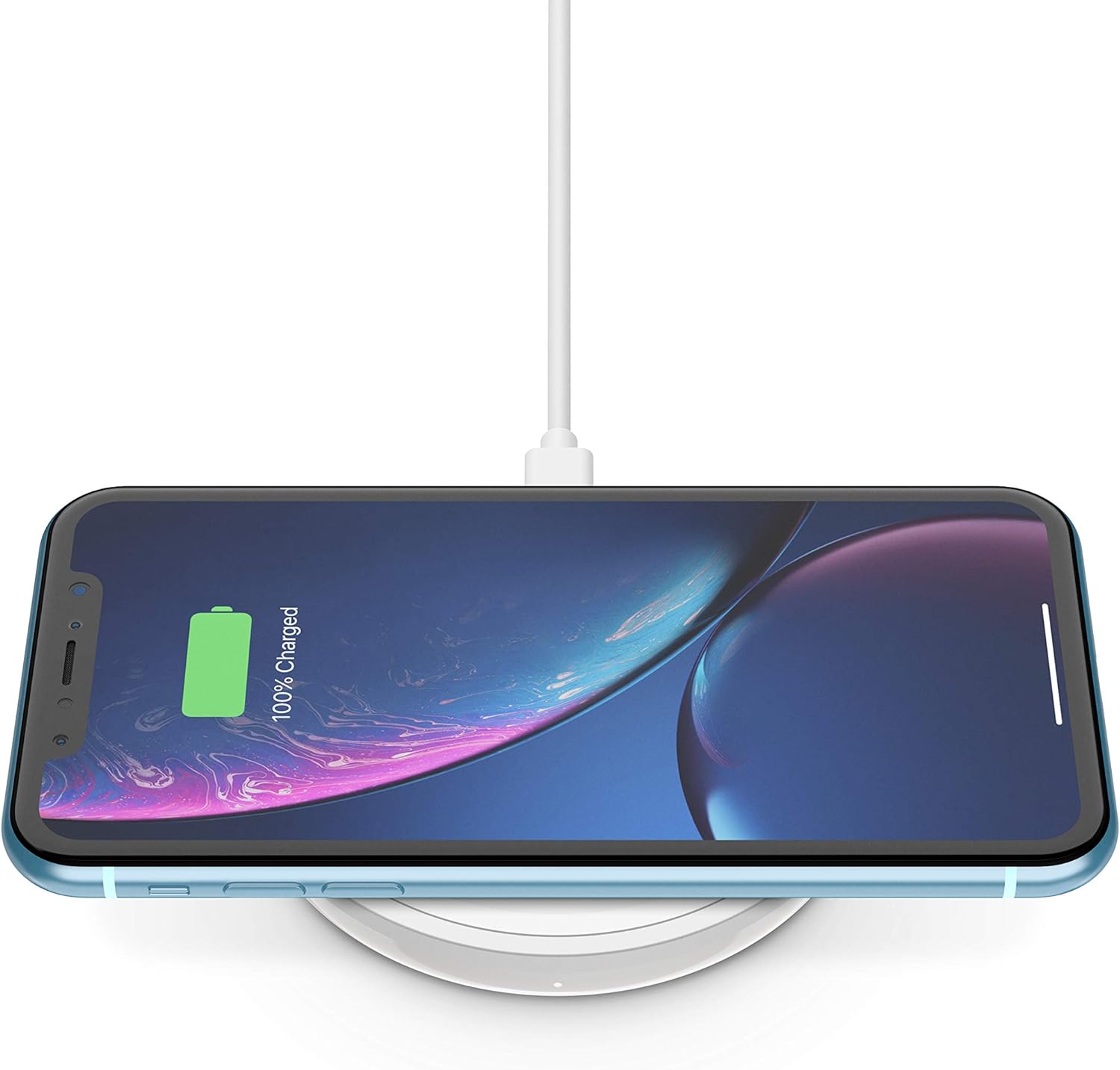 Belkin Boost UP 10W Wireless Charging Pad for Qi Smartphones - White (Certified Refurbished)
