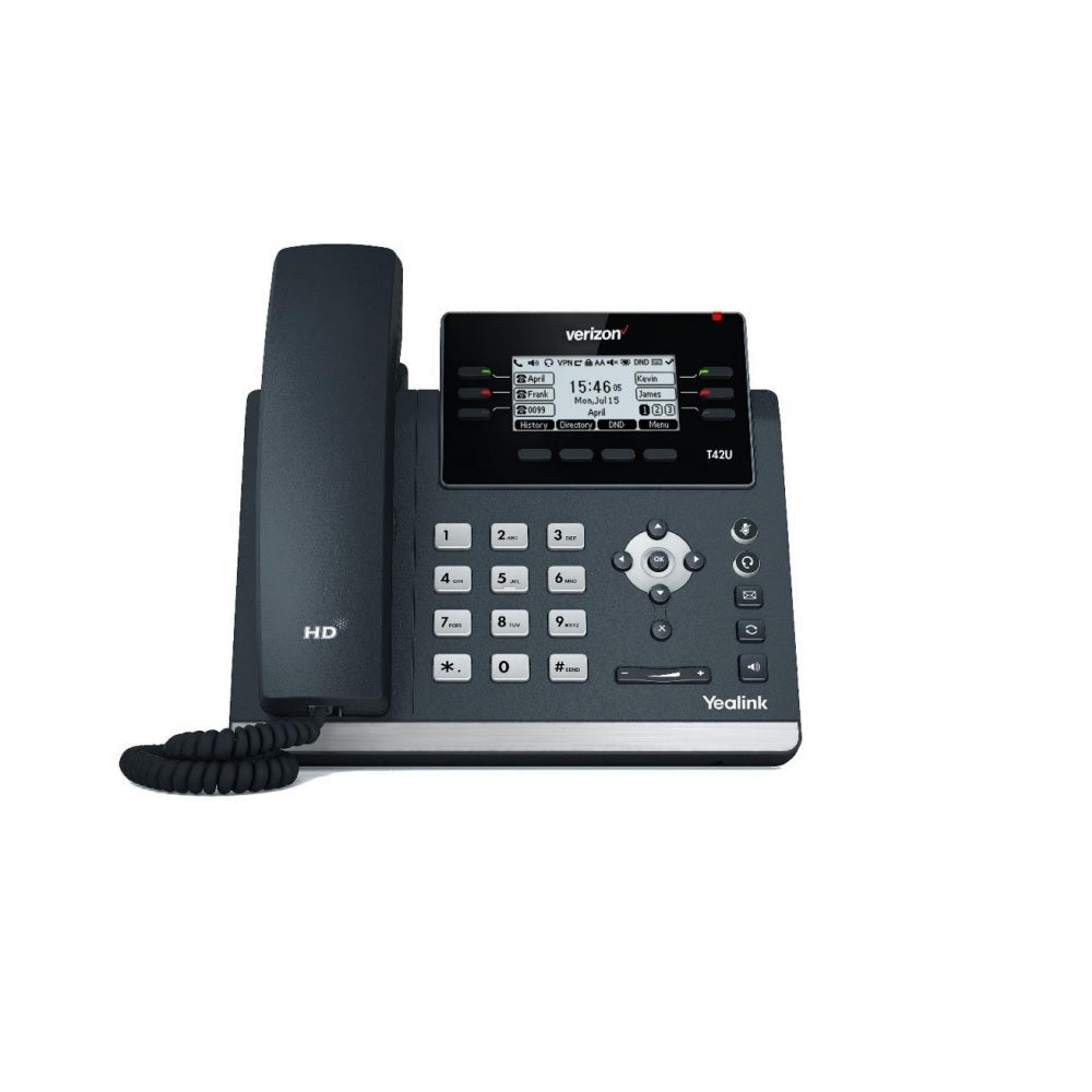 Yealink T42U-CL IP Desk Phone - Black (Refurbished)