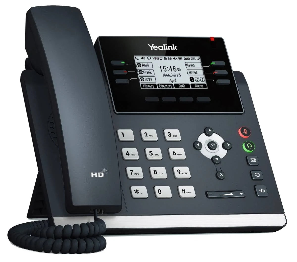 Yealink T42U-CL IP DESK PHONE Black  - w/o Wall Charger - CR
