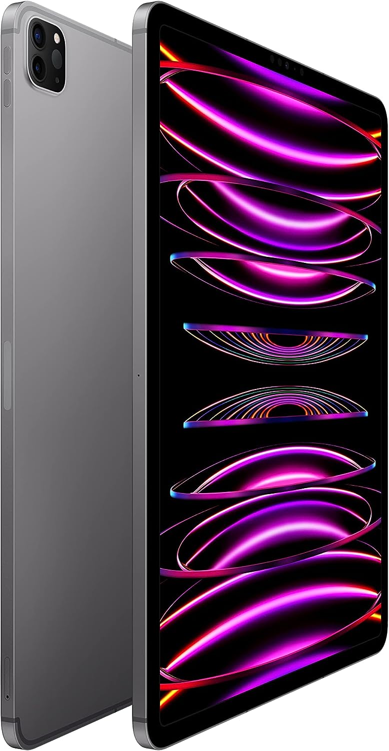 Apple iPad Pro 5th Gen (2021) 12.9in 256GB Wifi + Cellular (Unlocked) - Space Gray (Renewed)