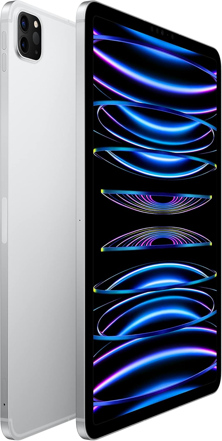 Apple iPad Pro 11-inch 4th Gen (2022) 256GB, WIFI + Unlocked Cellular - Silver (Certified Refurbished)