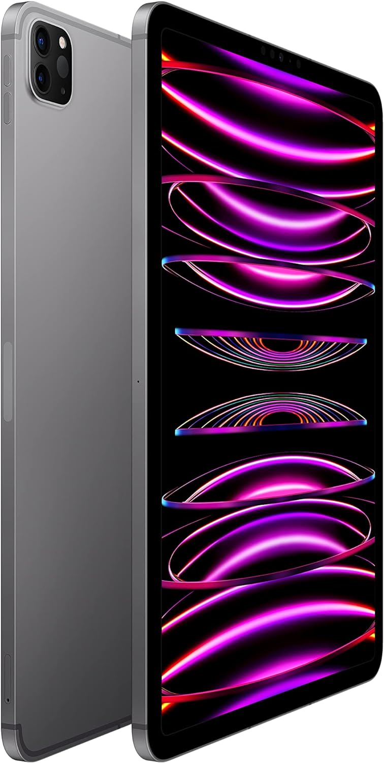 Apple iPad Pro 6 (2022)(11") - 512GB, Unlocked All Carriers - Space Gray (Renewed)