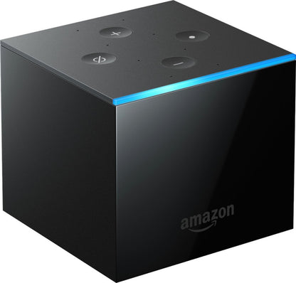 Amazon Fire TV Cube (2nd Gen) with Alexa Voice Remote - Black (Certified Refurbished)