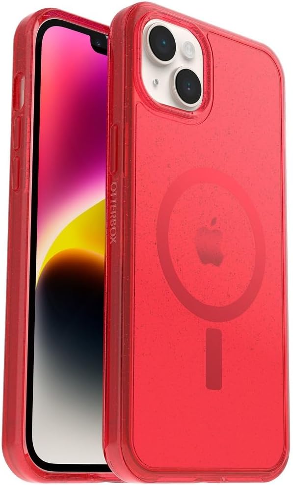 OtterBox SYMMETRY SERIES+ Clear Case for iPhone 14 Pro Max - Pinky Swear (Red) (Certified Refurbished)