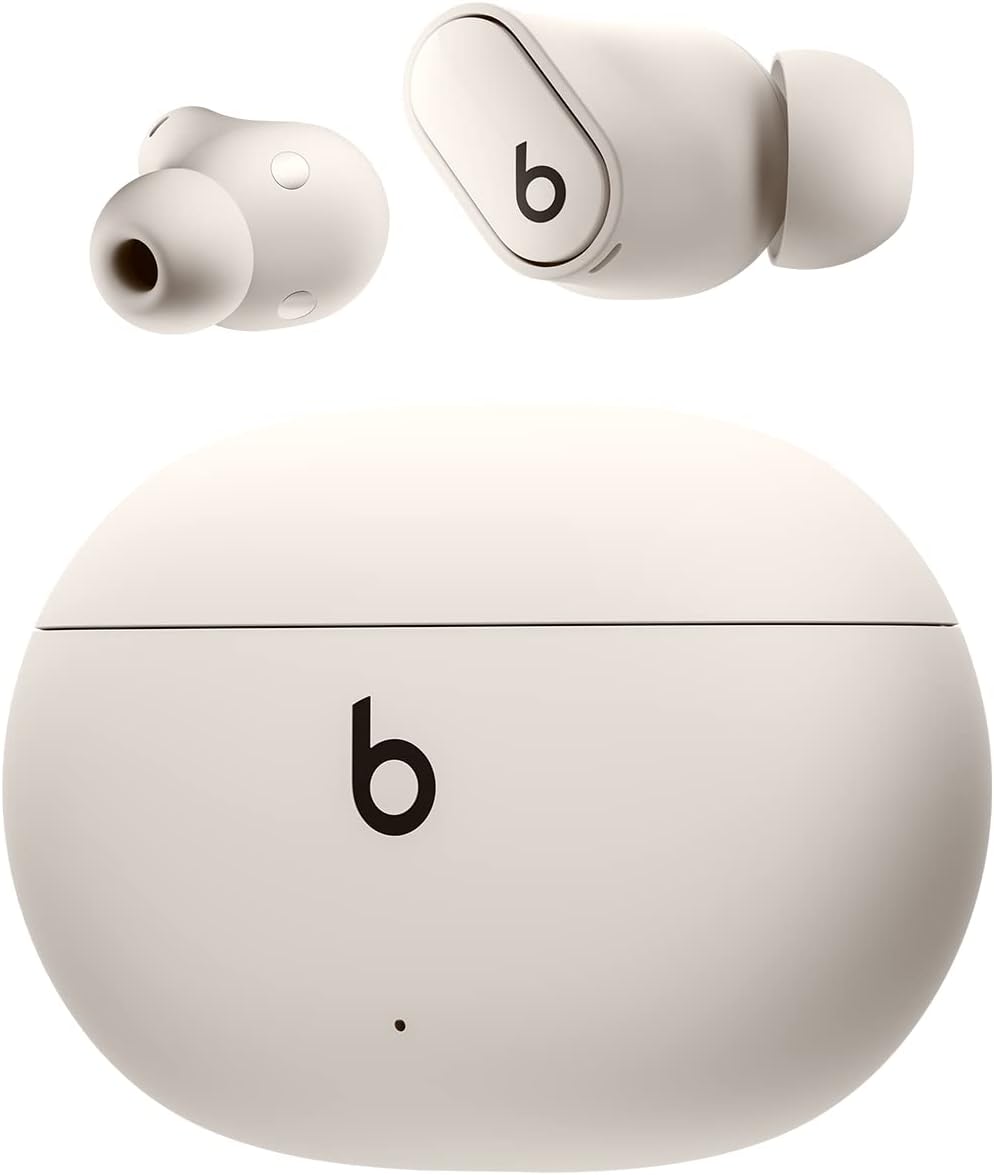 Beats Studio Buds + True Wireless Noise Cancelling Earbuds - Ivory (Certified Refurbished)