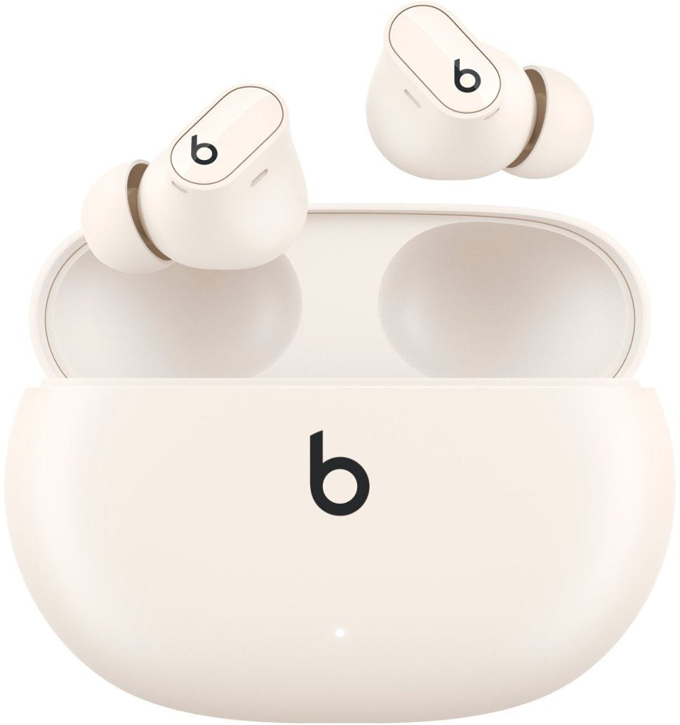 Beats Studio Buds + True Wireless Noise Cancelling Earbuds - Ivory (Certified Refurbished)