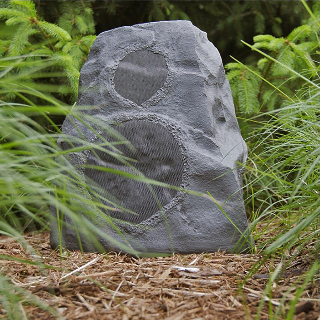 Klipsch AWR-650-SM Indoor/Outdoor Rock Speaker - Granite (Certified Refurbished)