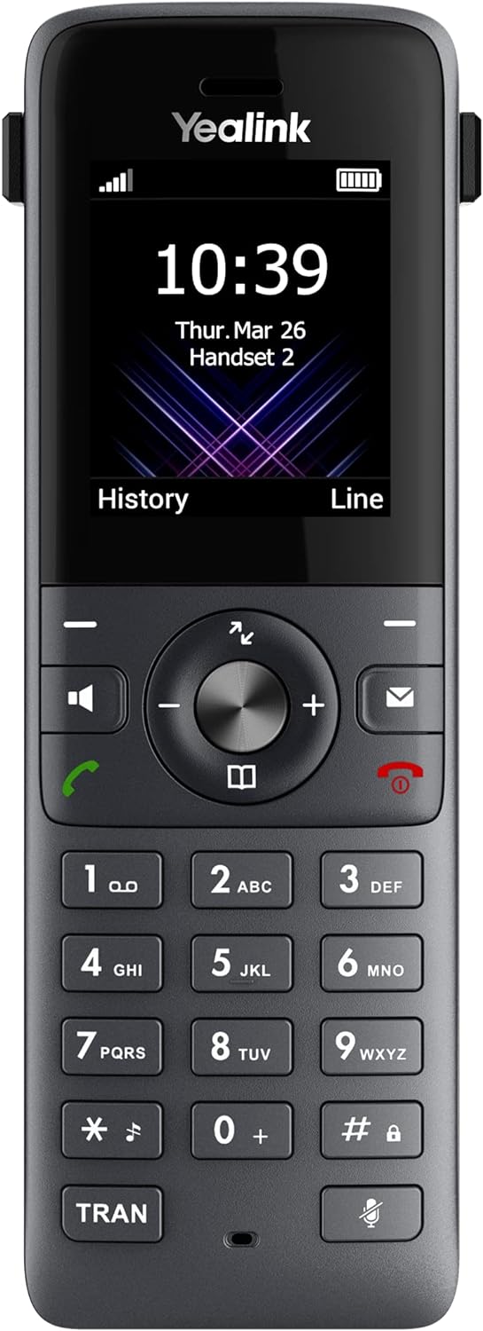 Yealink W78H Entry-level DECT Handset - Black (Renewed)
