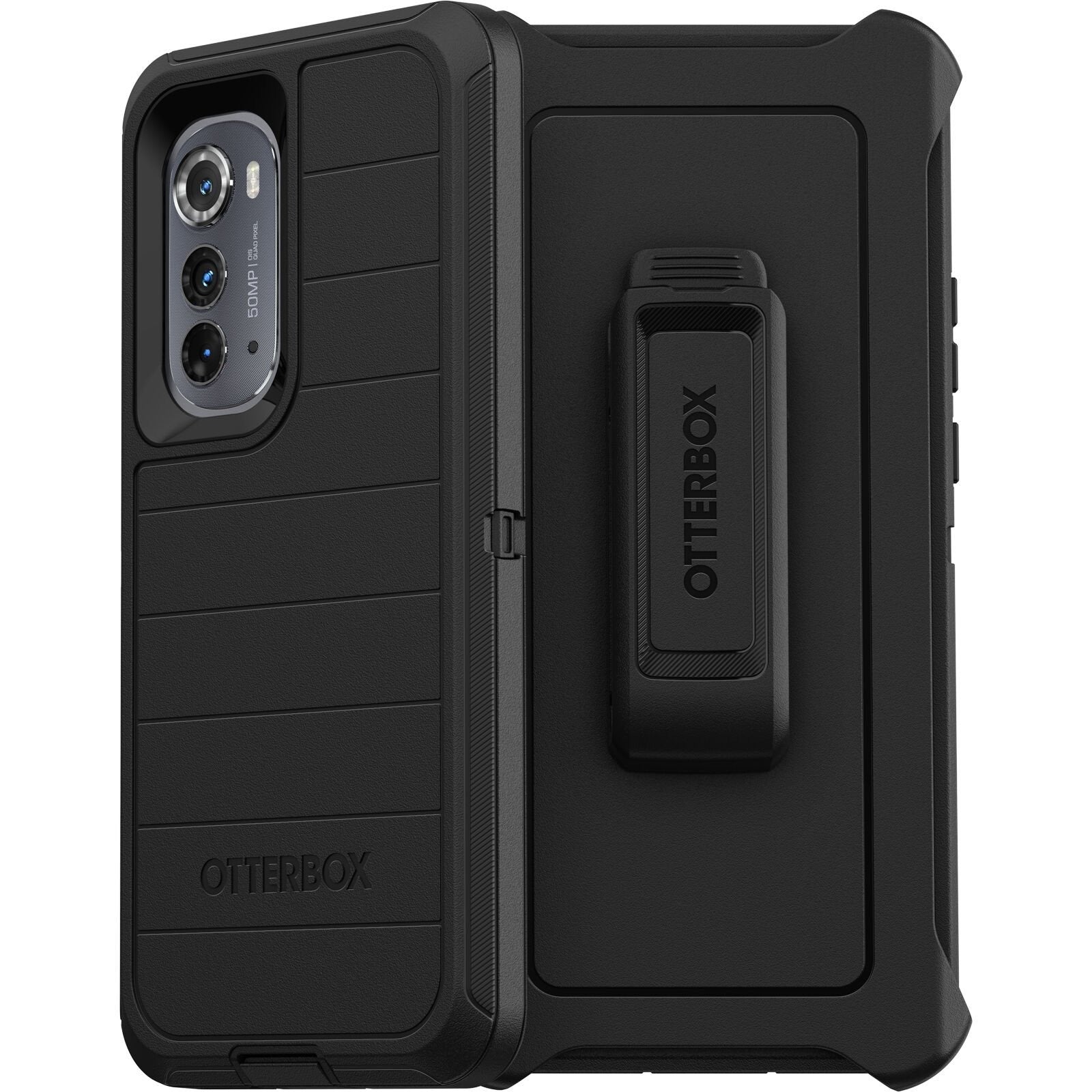 OtterBox DEFENDER SERIES case for Motorola Edge (2022) - Black (77-90579) (New)