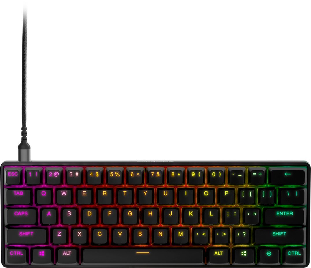 SteelSeries Apex Pro Mini Wired Gaming Keyboard with RGB Backlighting - Black (Refurbished)