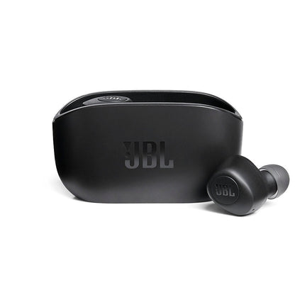 JBL VIBE 100 True Wireless In-Ear Headphones - Black (Certified Refurbished)