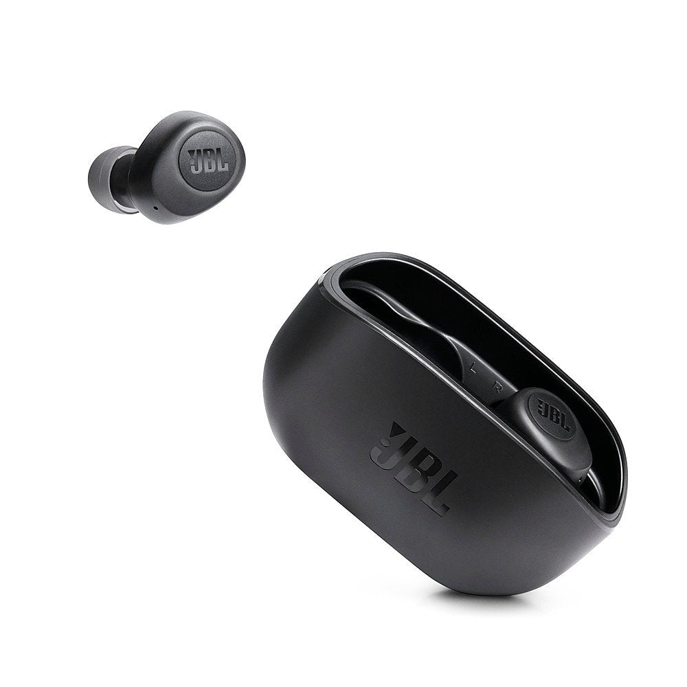 JBL VIBE 100 True Wireless In-Ear Headphones - Black (Refurbished)