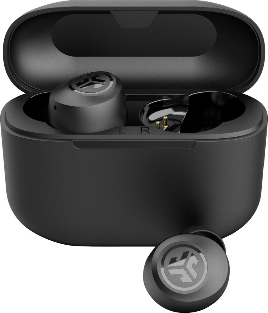 JLab GO Air POP True Wireless Bluetooth In Ear Headphones - Black (Certified Refurbished)