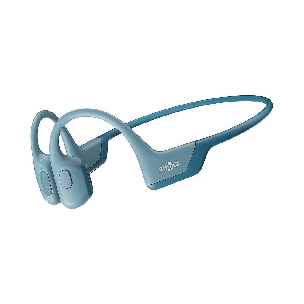 Shokz OpenRun Pro Premium Bone Conduction Open-Ear Sport Headphones - Blue (Certified Refurbished)