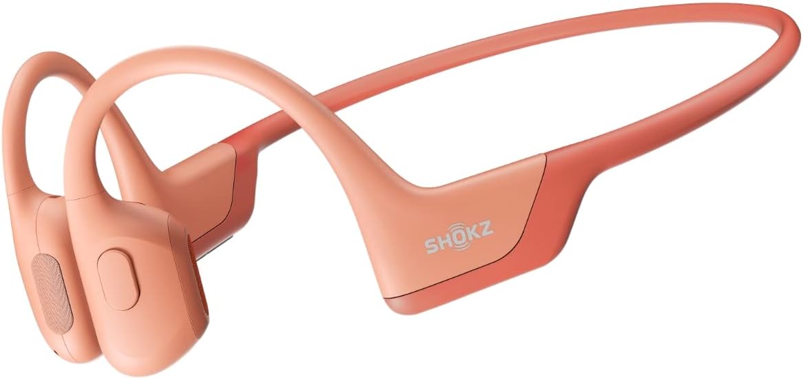 Shokz OpenRun Pro Premium Bone Conduction Open-Ear Sport Headphones - Pink (Certified Refurbished)