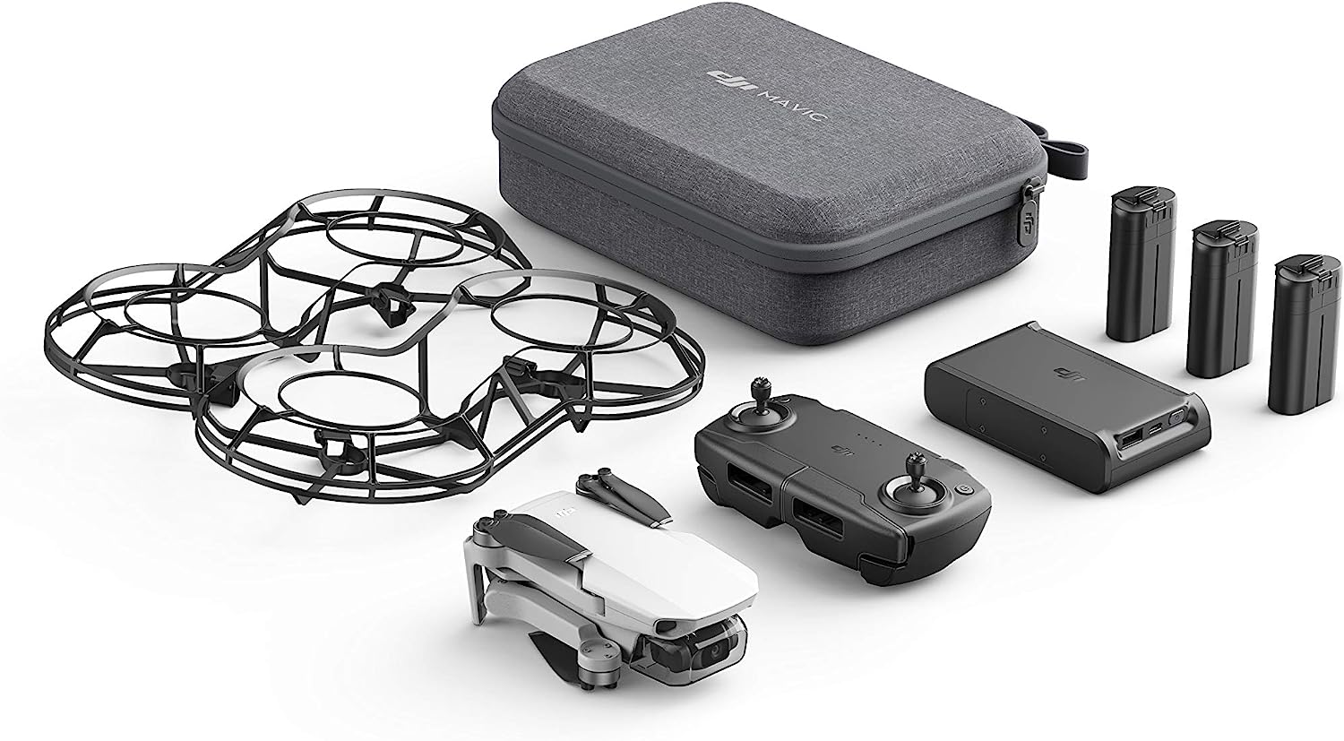 DJI Mavic Mini Fly More Combo Quadcopter with Remote Controller - Gray (Certified Refurbished)