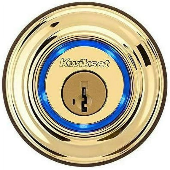 Kwikset Kevo (1st Gen) Touch-to-open Bluetooth Smart Lock - Polished Brass (Certified Refurbished)