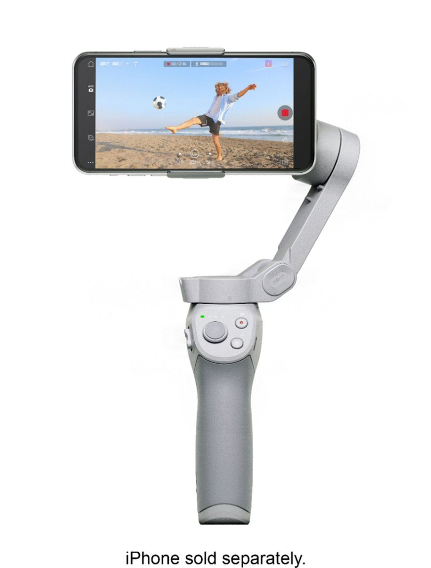 DJI OM 4 Handheld 3-Axis Smartphone Gimbal Stabilizer and Tripod - Gray (Certified Refurbished)