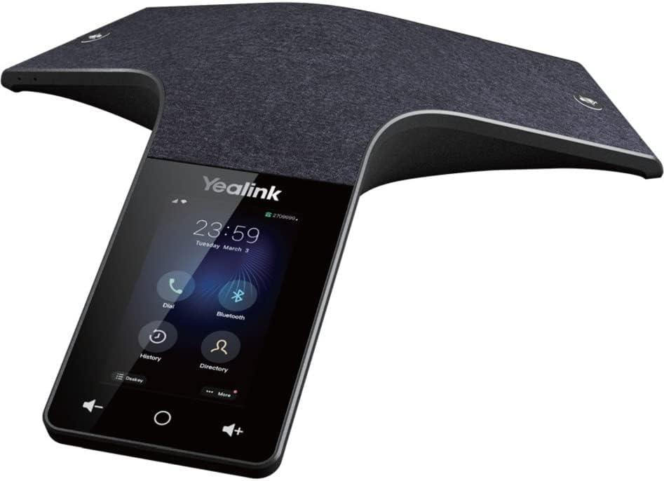 Yealink CP925 IP Conference Station - Corded/Cordless - Wi-Fi - Desktop - Black (Renewed)