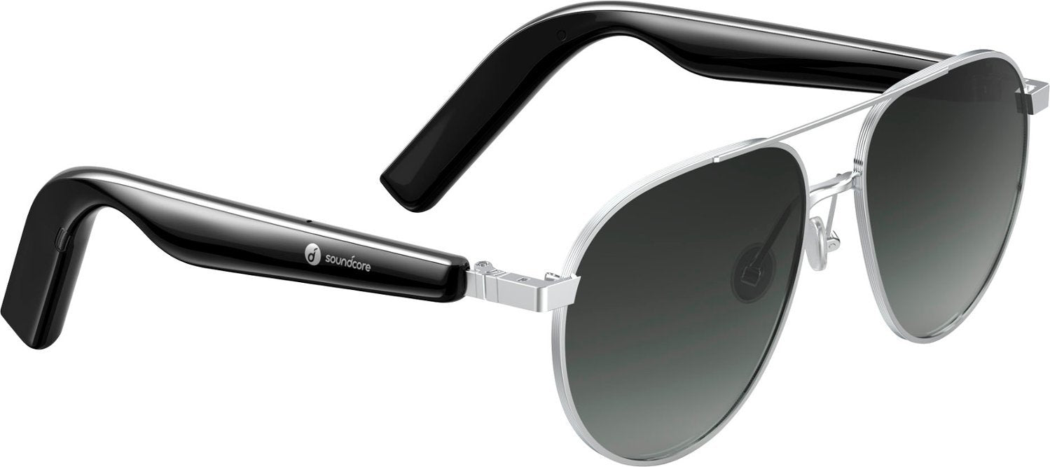 Soundcore by Anker Tour Frames Bluetooth Audio Glasses - Black (Certified Refurbished)