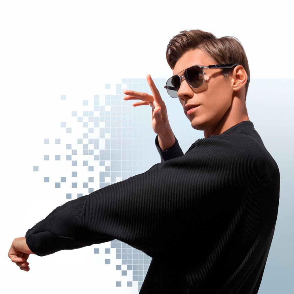 Soundcore by Anker Tour Frames Bluetooth Audio Glasses - Black (Certified Refurbished)
