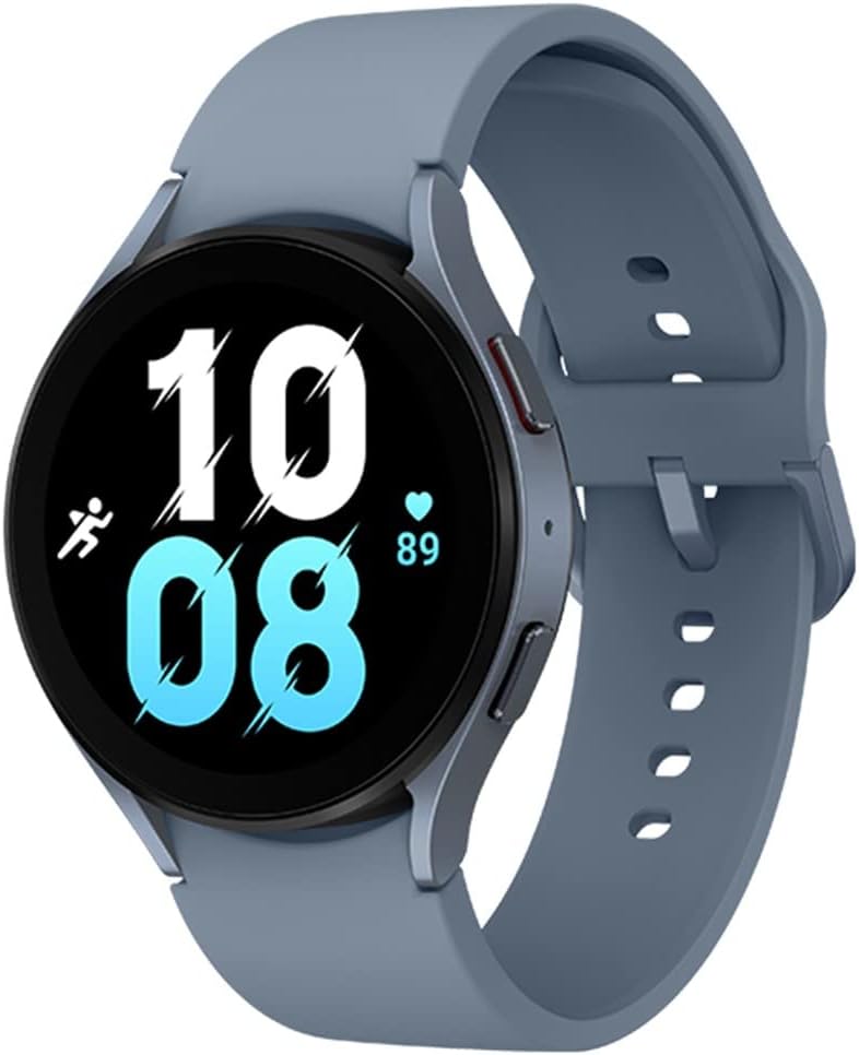 Samsung Galaxy Watch5 (44MM) (Wifi + LTE) Stainless Steel Sapphire Rubber Band (Refurbished)