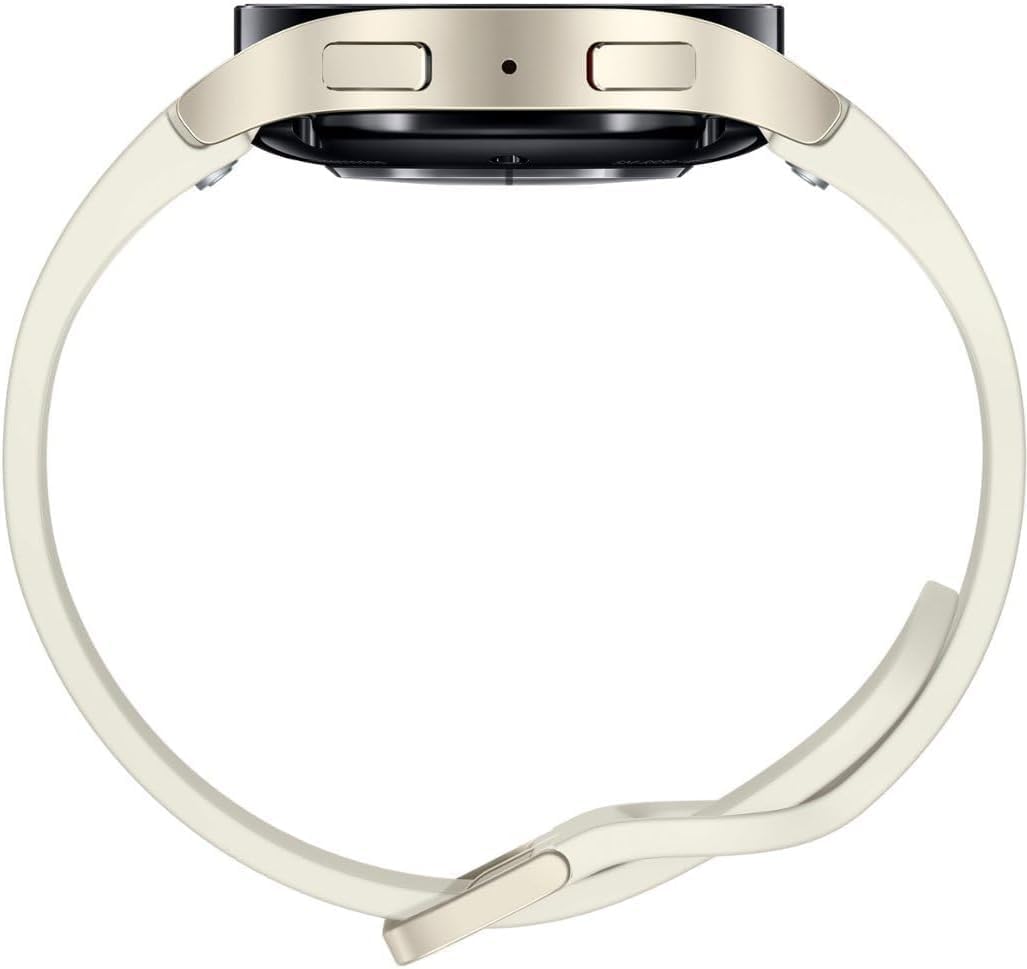 Samsung Galaxy Watch 6 (Bluetooth) 40mm Aluminum Gold Cream Sport Band (Refurbished)