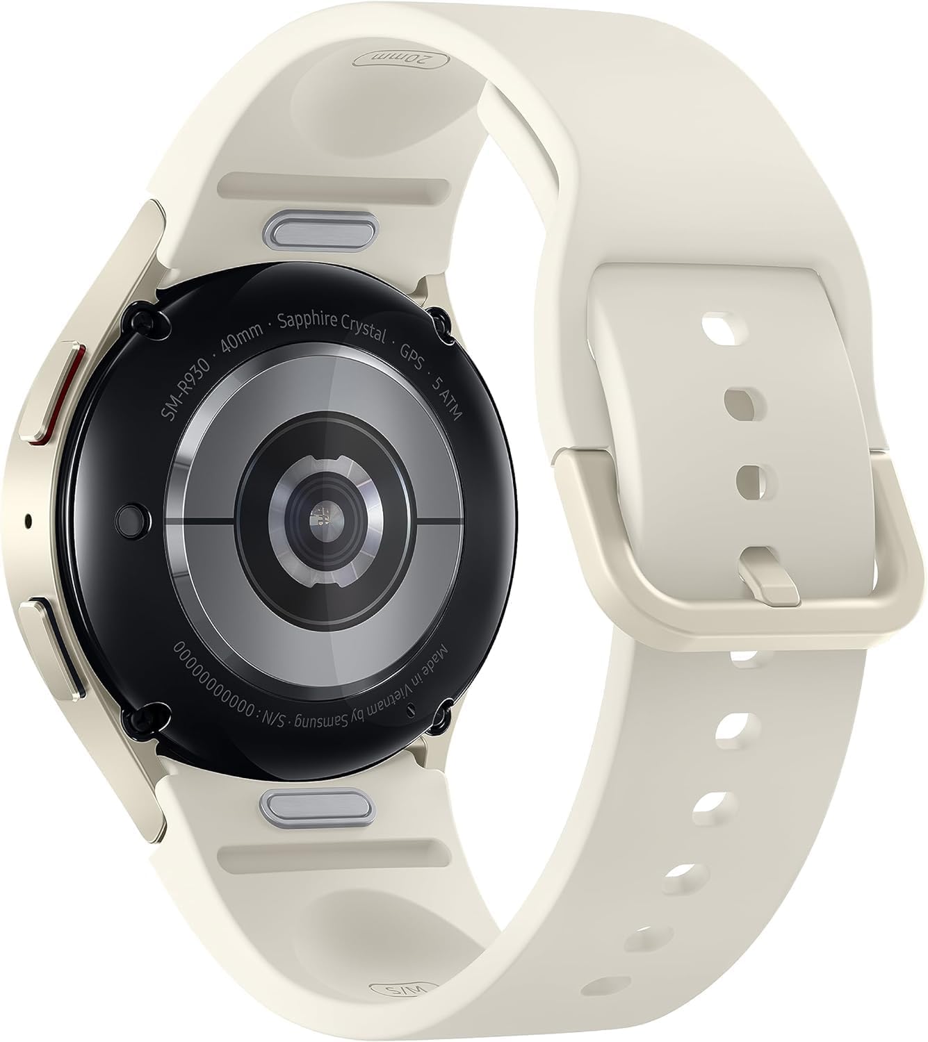 Samsung Galaxy Watch 6 (Wifi + LTE) 40mm Gold Aluminum Cream Sport Band (Refurbished)