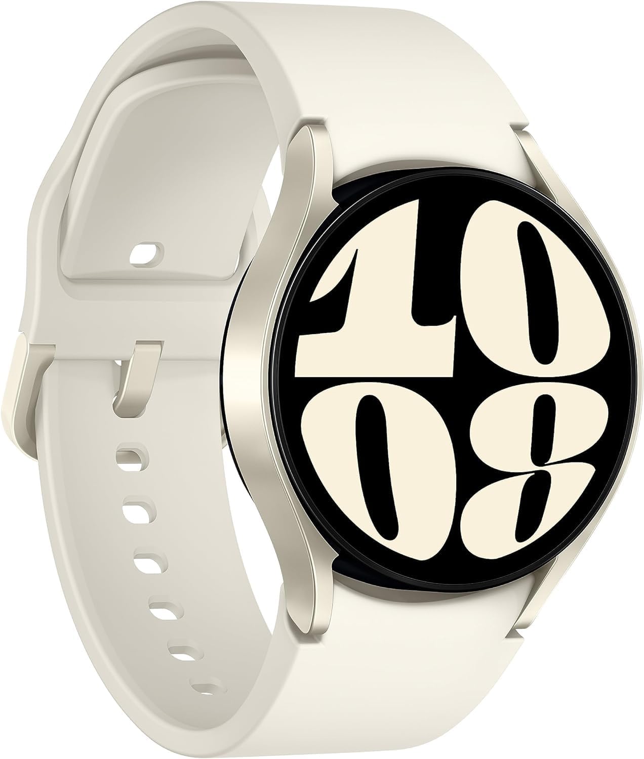 Samsung Galaxy Watch 6 (Wifi + LTE) 40mm Gold Aluminum Cream Sport Band (Refurbished)