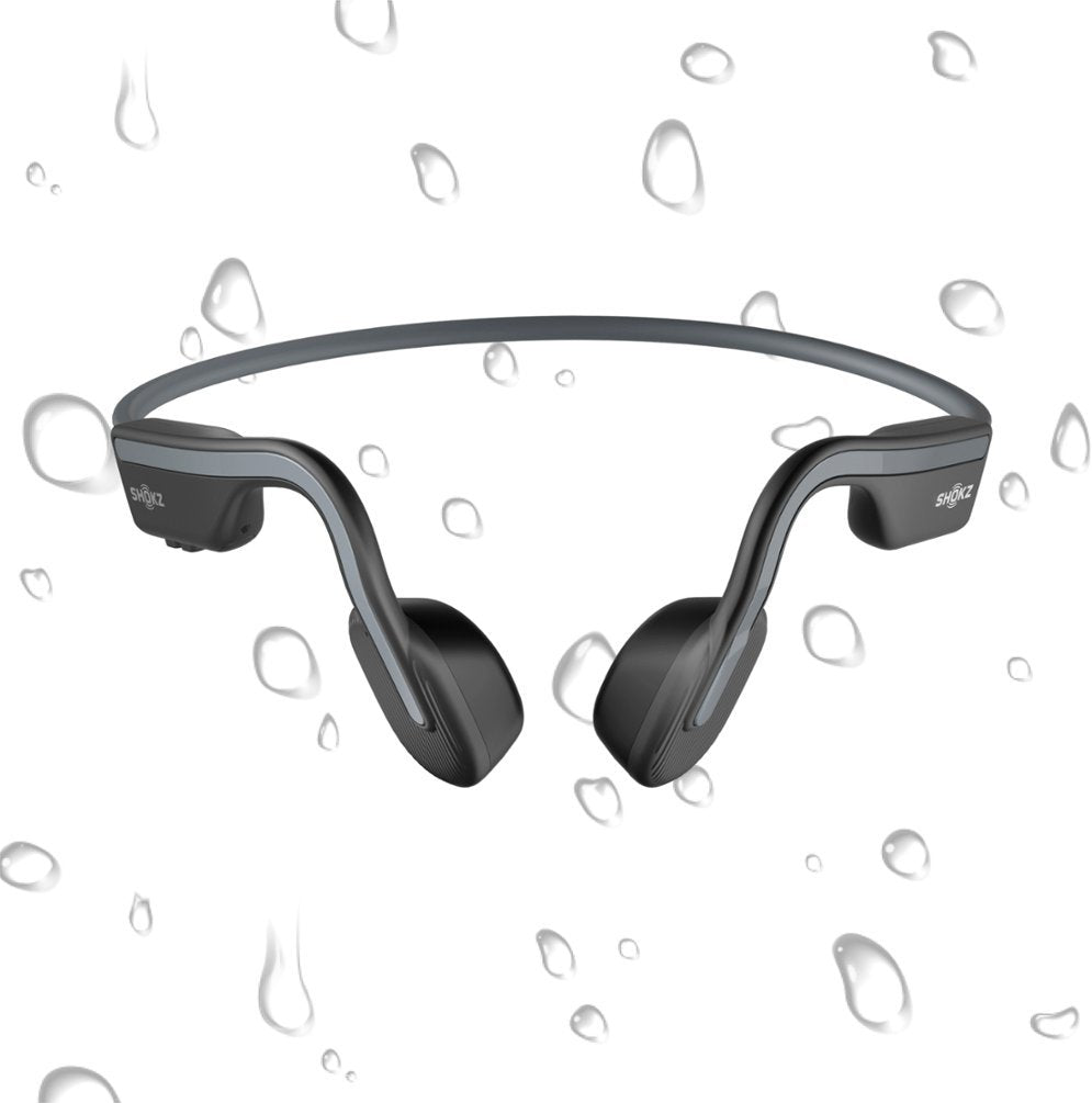 Shokz OpenMove Bone Conduction Open Ear Lifestyle/Sport Headphones - Gray (Certified Refurbished)