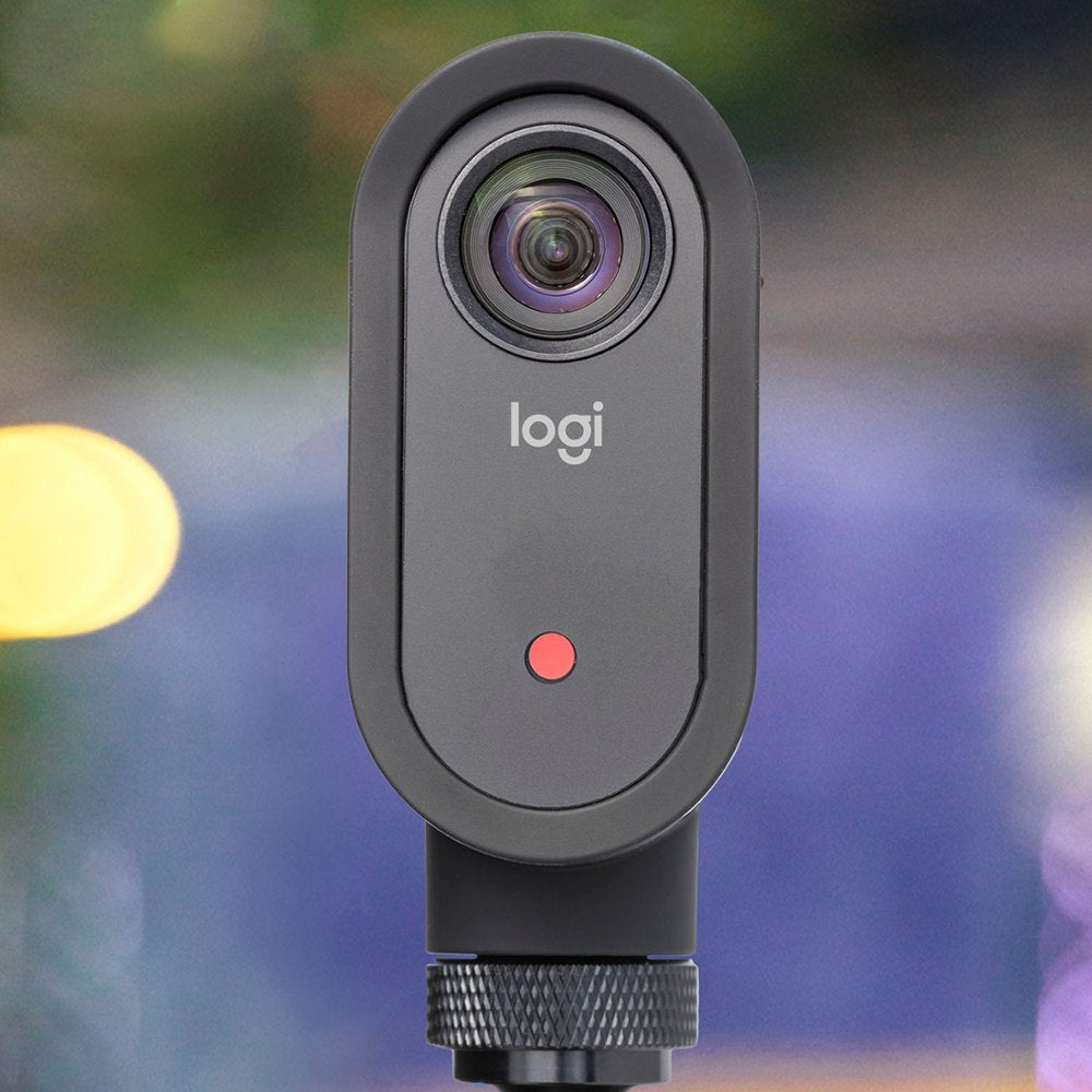 Logitech Mevo Start  All-in-One Live Streaming HD Action Camera - Black (Certified Refurbished)
