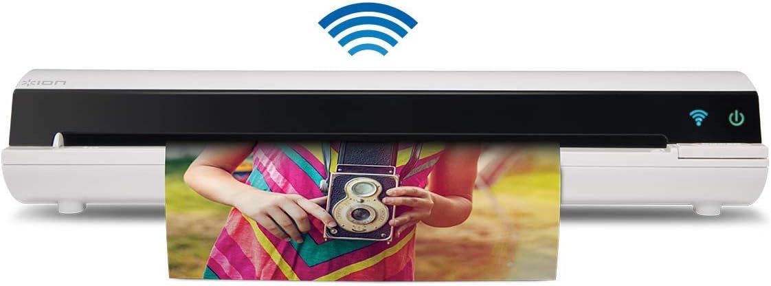 ION Air Copy Wireless Photo & Document Scanner with Built-in WiFi - White (Refurbished)