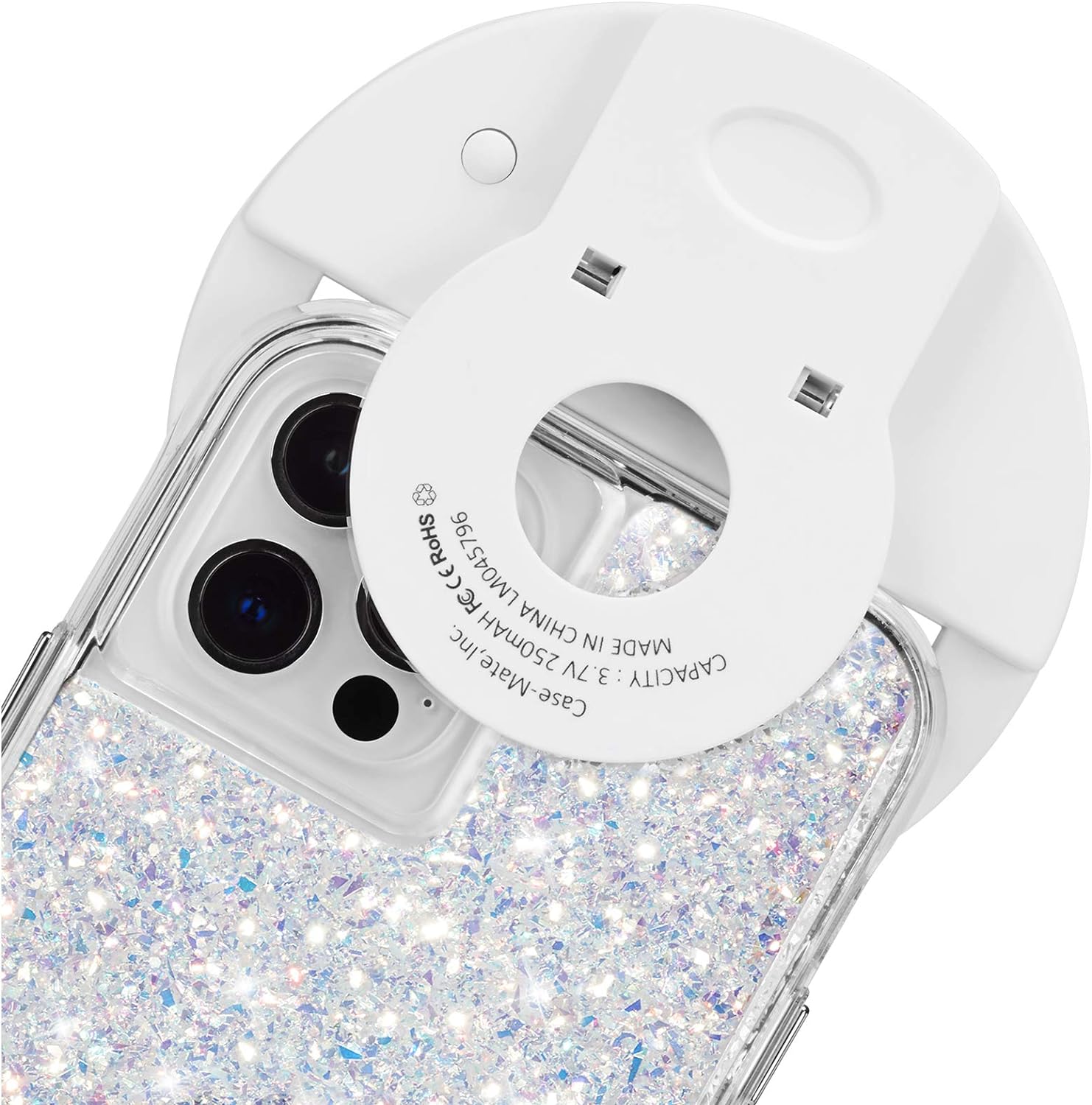 Case-Mate LuMee Studio Clip Light - Portable Rechargeable LED Ring Light - Gold (Certified Refurbished)