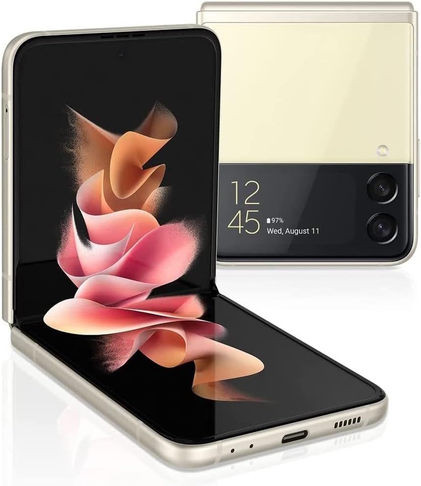 Samsung Galaxy Z Flip3 5G 128GB (Unlocked All Carriers) - Cream (Pre-Owned)