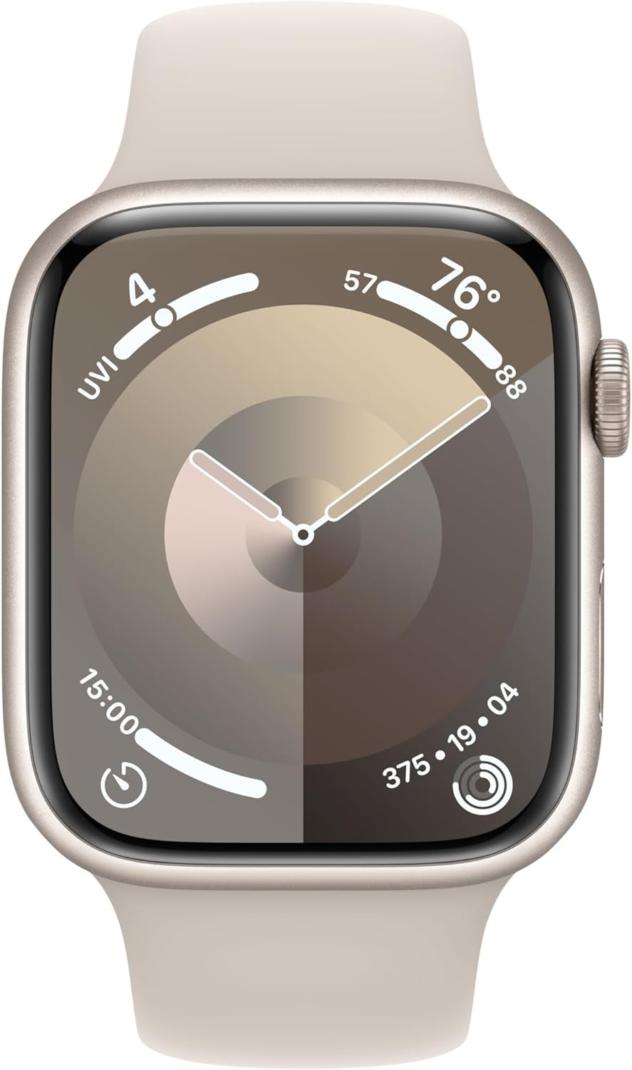 Apple Watch Series 9 (GPS + LTE) 45mm - Starlight Aluminum Case & Starlight Sport Band (Used)