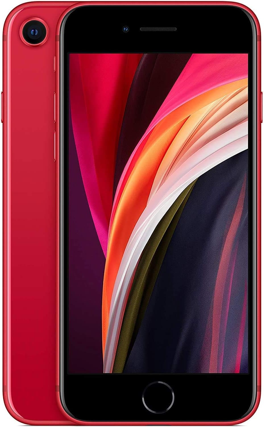 Apple iPhone SE (2nd generation) 128GB (Unlocked) - (PRODUCT)Red (Renewed)