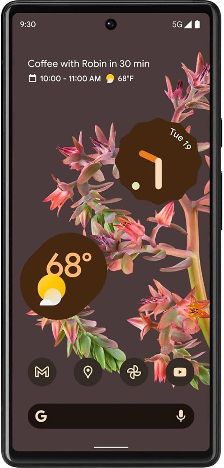 Google Pixel 6 5G 128GB (Unlocked) - Stormy Black (Refurbished)