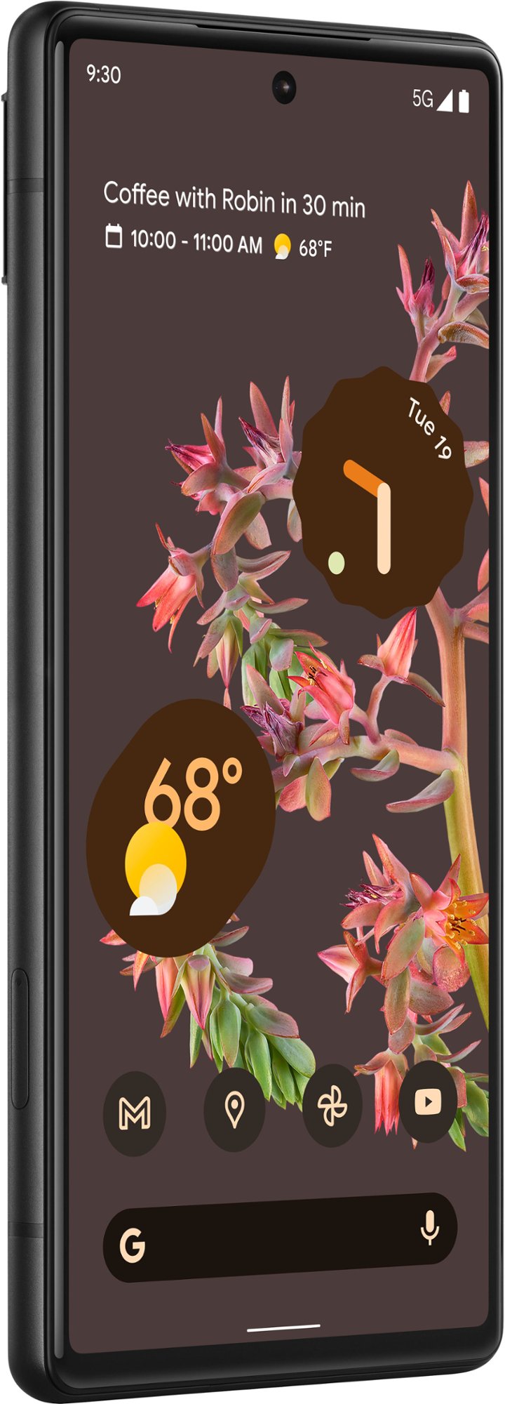 Google Pixel 6 5G 256GB (Unlocked) - Stormy Black (Certified Refurbished)